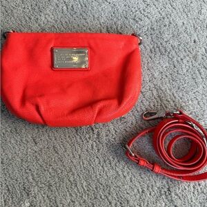 Orange Marc by Marc Jacobs textured Leather Crossbody Bag